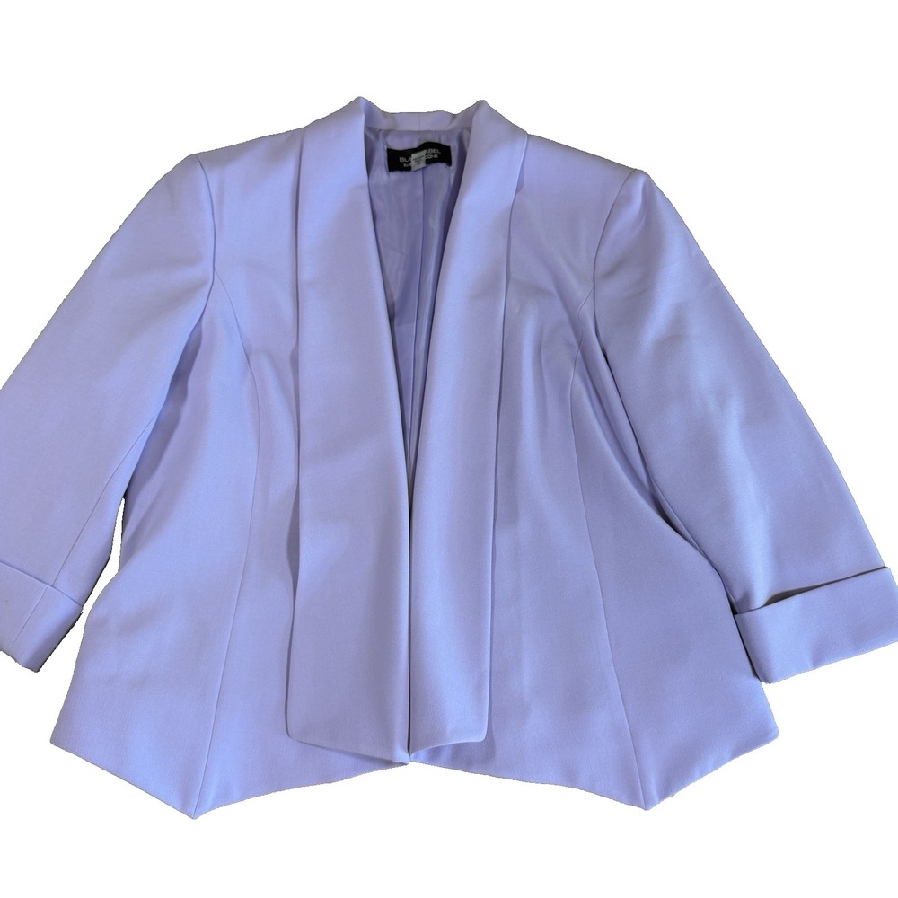 Evan Picone Black Label Womens 12 Purple Jacket Business Dress Wedding
